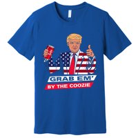 President Trump Grab Em' Funny President Quote Xmas Gift Premium T-Shirt