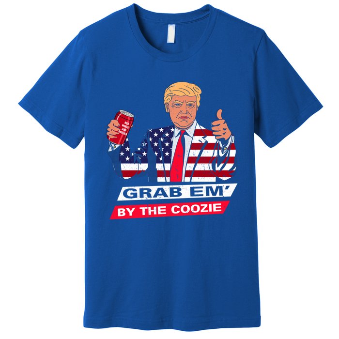 President Trump Grab Em' Funny President Quote Xmas Gift Premium T-Shirt