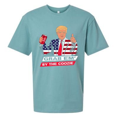 President Trump Grab Em' Funny President Quote Xmas Gift Sueded Cloud Jersey T-Shirt