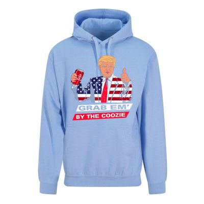 President Trump Grab Em' Funny President Quote Xmas Gift Unisex Surf Hoodie