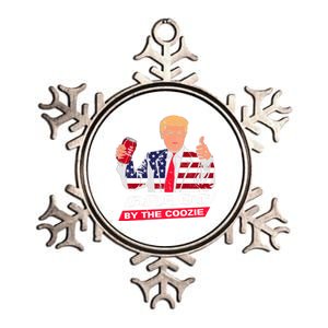 President Trump Grab Em' Funny President Quote Xmas Gift Metallic Star Ornament