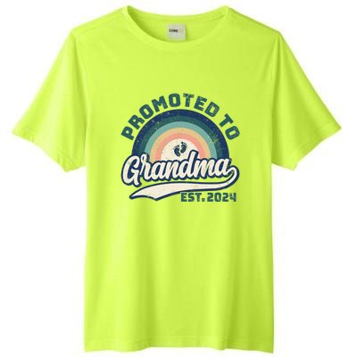 Promoted To Grandma 2024 Soon to be Grandmother New Grandma Tall Fusion ChromaSoft Performance T-Shirt