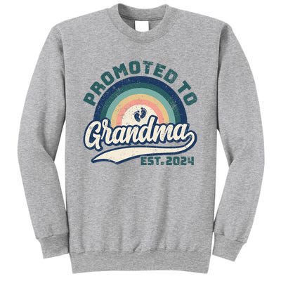 Promoted To Grandma 2024 Soon to be Grandmother New Grandma Sweatshirt