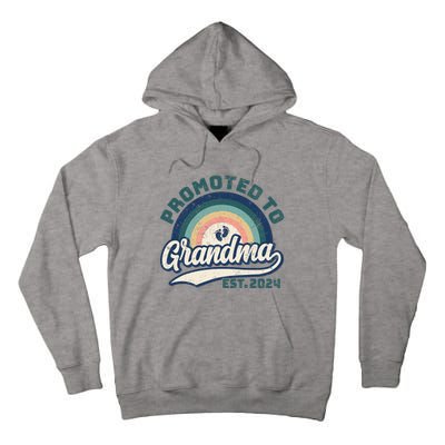 Promoted To Grandma 2024 Soon to be Grandmother New Grandma Tall Hoodie