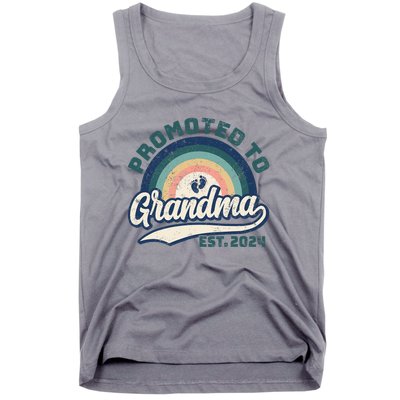 Promoted To Grandma 2024 Soon to be Grandmother New Grandma Tank Top