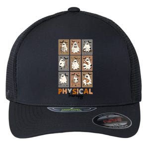 Physical Therapy Ghost Halloween Flexfit Unipanel Trucker Cap