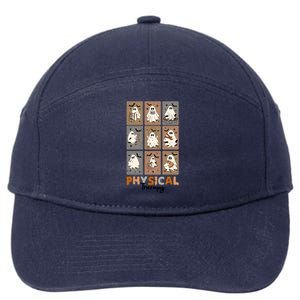 Physical Therapy Ghost Halloween 7-Panel Snapback Hat