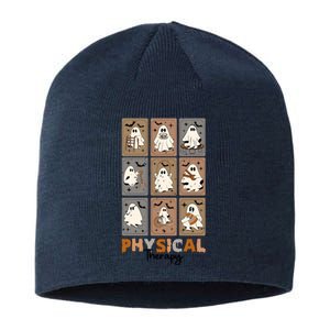 Physical Therapy Ghost Halloween Sustainable Beanie