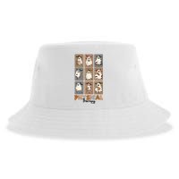 Physical Therapy Ghost Halloween Sustainable Bucket Hat