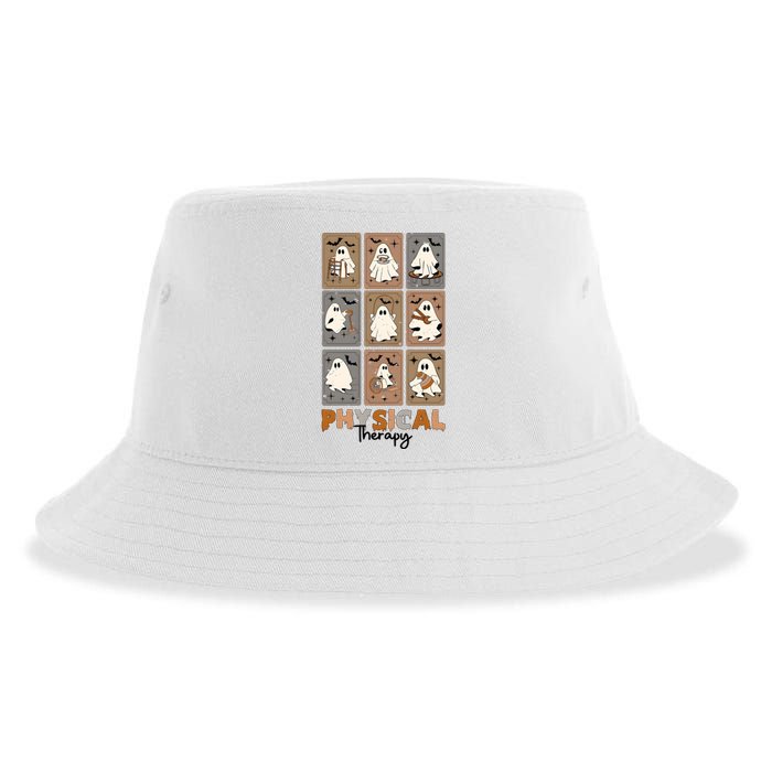 Physical Therapy Ghost Halloween Sustainable Bucket Hat