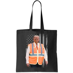 President Trump Garbage Truck Worker Vest Maga 2025 Tote Bag