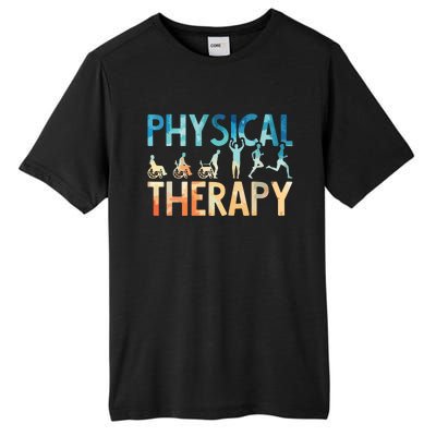 Physical Therapy Gift Physical Therapist Assistant Tall Fusion ChromaSoft Performance T-Shirt