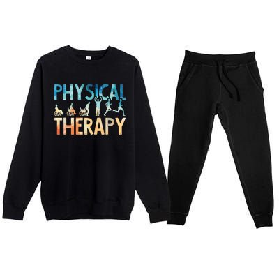 Physical Therapy Gift Physical Therapist Assistant Premium Crewneck Sweatsuit Set