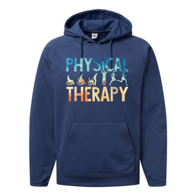 Physical Therapy Gift Physical Therapist Assistant Performance Fleece Hoodie