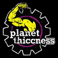 Planet Thiccness Gym Thickness Funny Joke Workout Lover Cooling Performance Crew T-Shirt