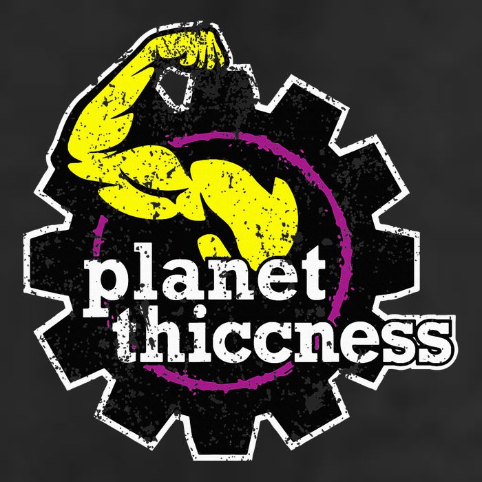 Planet Thiccness Gym Thickness Funny Joke Workout Lover Adult Drive Performance Visor