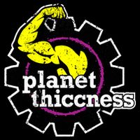 Planet Thiccness Gym Thickness Funny Joke Workout Lover Drawstring Bag