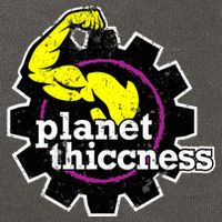 Planet Thiccness Gym Thickness Funny Joke Workout Lover Cotton Canvas Backpack