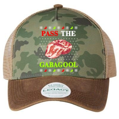 Pass the Gabagool Tacky Ugly Christmas Legacy Tie Dye Trucker Hat