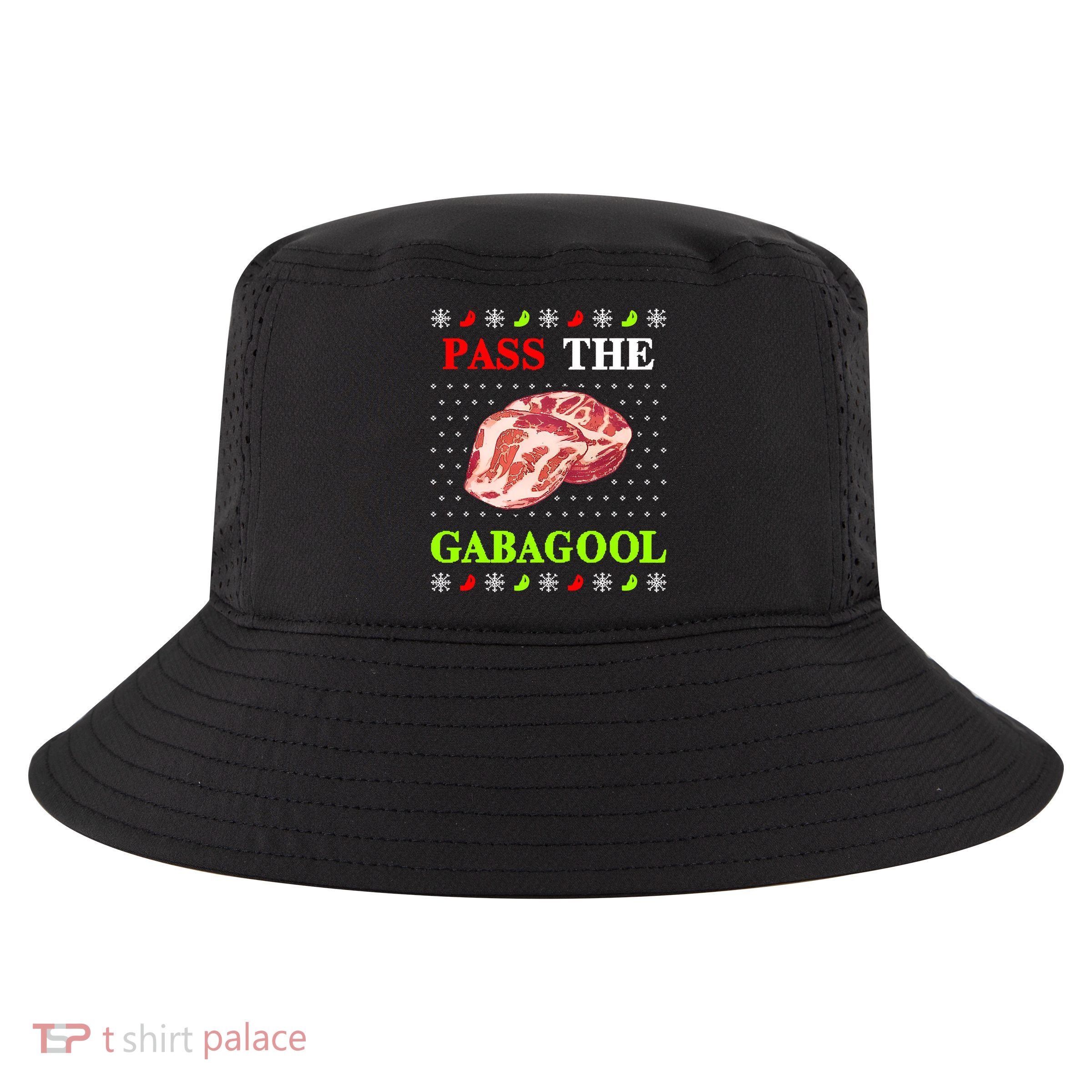 Pass the Gabagool Tacky Ugly Christmas Cool Comfort Performance Bucket Hat