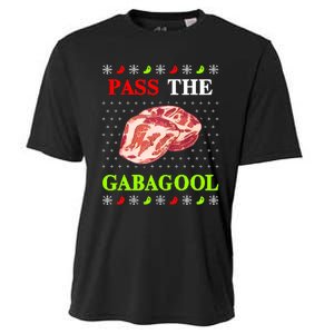 Pass the Gabagool Tacky Ugly Christmas Cooling Performance Crew T-Shirt