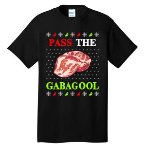 Pass the Gabagool Tacky Ugly Christmas Tall T-Shirt