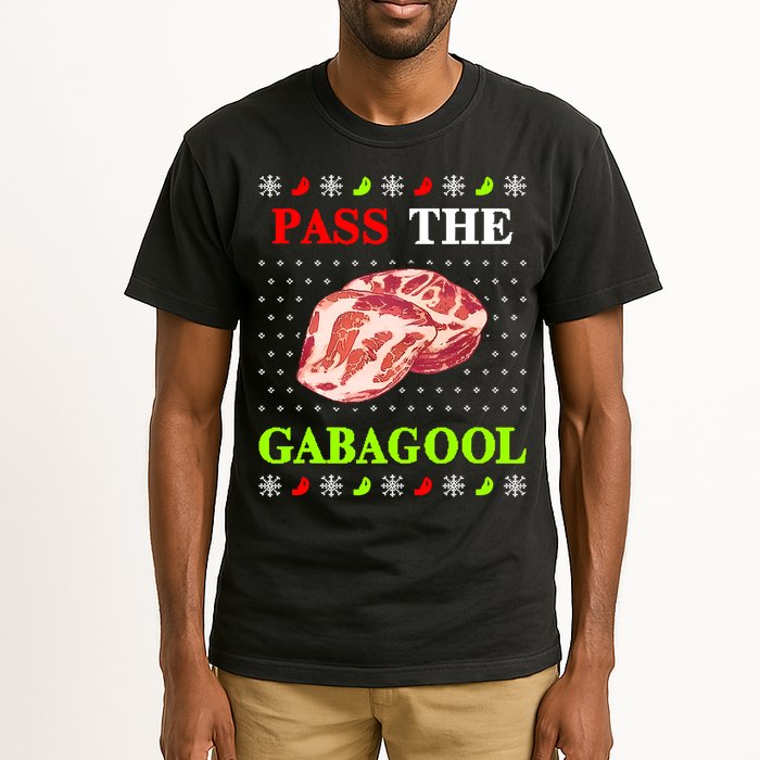 Pass the Gabagool Tacky Ugly Christmas Tall T-Shirt