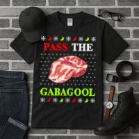 Pass the Gabagool Tacky Ugly Christmas Tall T-Shirt