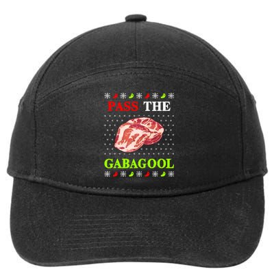 Pass the Gabagool Tacky Ugly Christmas 7-Panel Snapback Hat