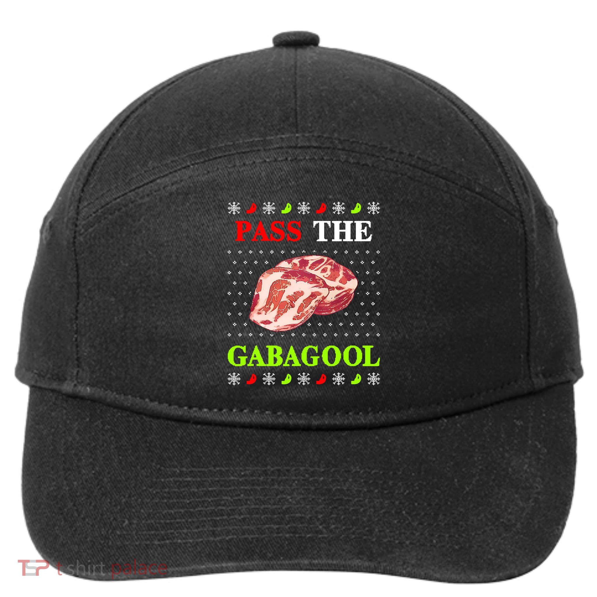 Pass the Gabagool Tacky Ugly Christmas 7-Panel Snapback Hat