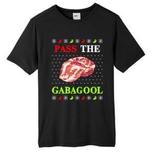 Pass the Gabagool Tacky Ugly Christmas Tall Fusion ChromaSoft Performance T-Shirt