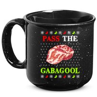 Pass the Gabagool Tacky Ugly Christmas 15oz Campfire Ceramic Mug