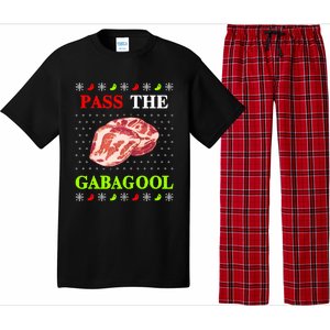 Pass the Gabagool Tacky Ugly Christmas Pajama Set