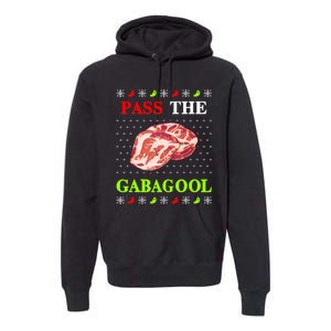 Pass the Gabagool Tacky Ugly Christmas Premium Hoodie