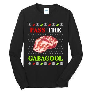 Pass the Gabagool Tacky Ugly Christmas Tall Long Sleeve T-Shirt