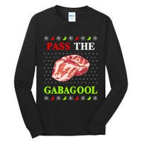 Pass the Gabagool Tacky Ugly Christmas Tall Long Sleeve T-Shirt