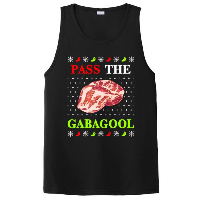 Pass the Gabagool Tacky Ugly Christmas PosiCharge Competitor Tank