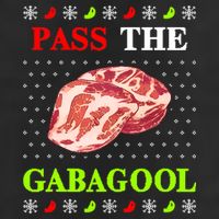 Pass the Gabagool Tacky Ugly Christmas Golf Towel