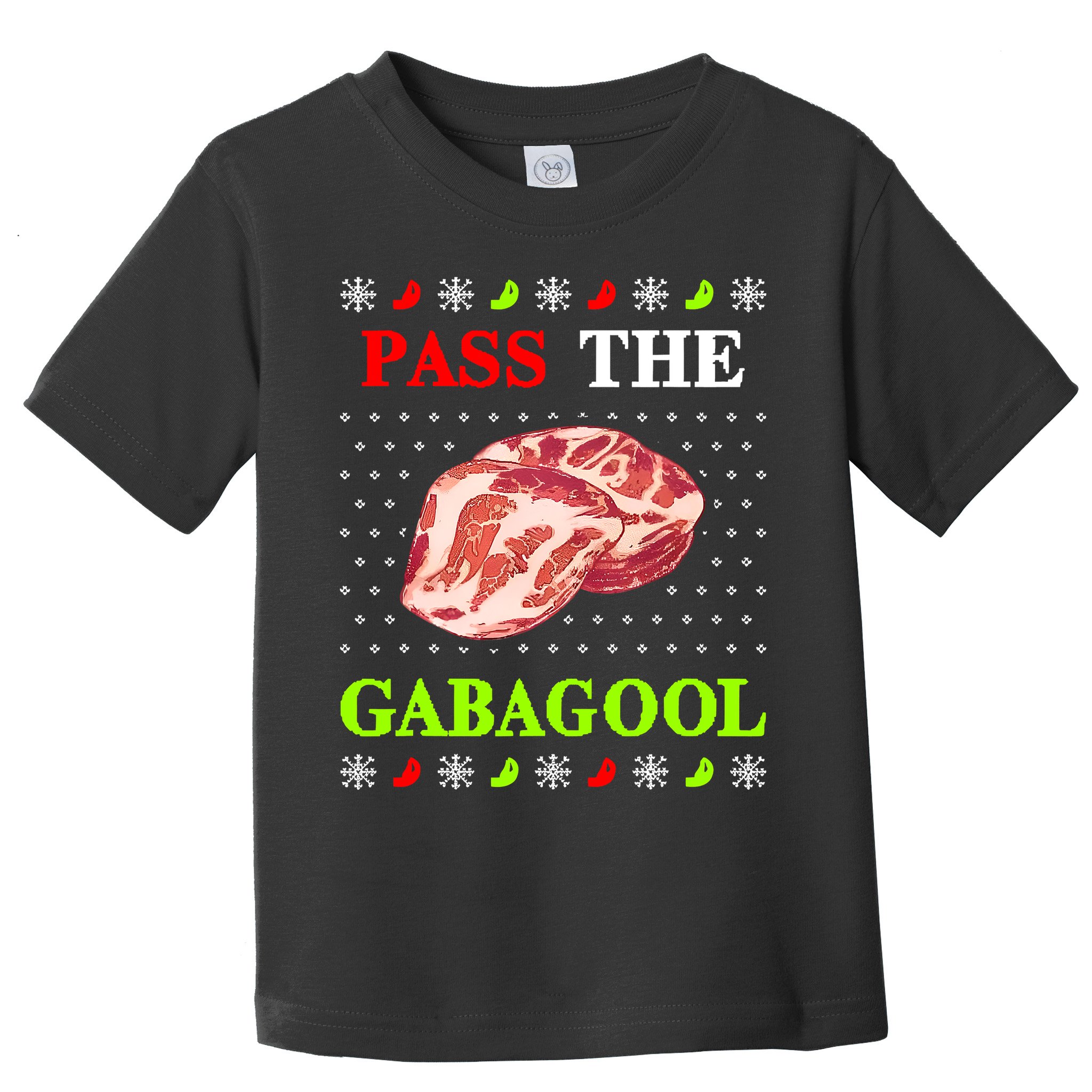 Pass the Gabagool Tacky Ugly Christmas Toddler T-Shirt
