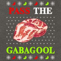 Pass the Gabagool Tacky Ugly Christmas Cotton Canvas Backpack