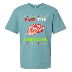 Pass the Gabagool Tacky Ugly Christmas Sueded Cloud Jersey T-Shirt