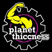 Planet Thiccness Gym Thickness Funny Joke Workout Lover Cooling Performance Crew T-Shirt