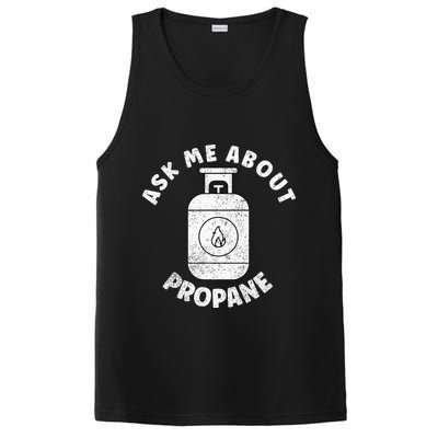 Propane Tank Graphic Ask Me About Propane PosiCharge Competitor Tank