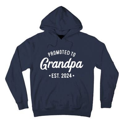 Promoted To Grandpa 2024 Soon To Be Grandfather New Grandpa Tall Hoodie