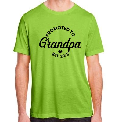 Promoted To Grandpa Est 2024 Adult ChromaSoft Performance T-Shirt