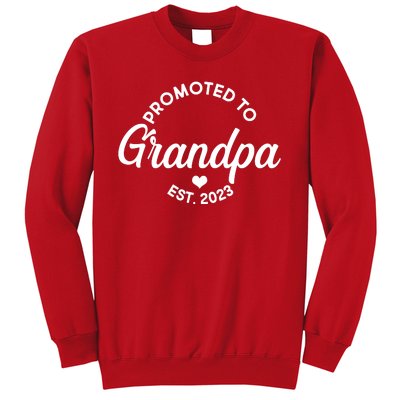 Promoted To Grandpa Est 2024 Sweatshirt