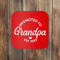 Promoted To Grandpa Est 2024 Coaster