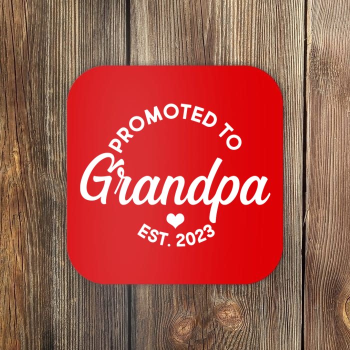 Promoted To Grandpa Est 2024 Coaster