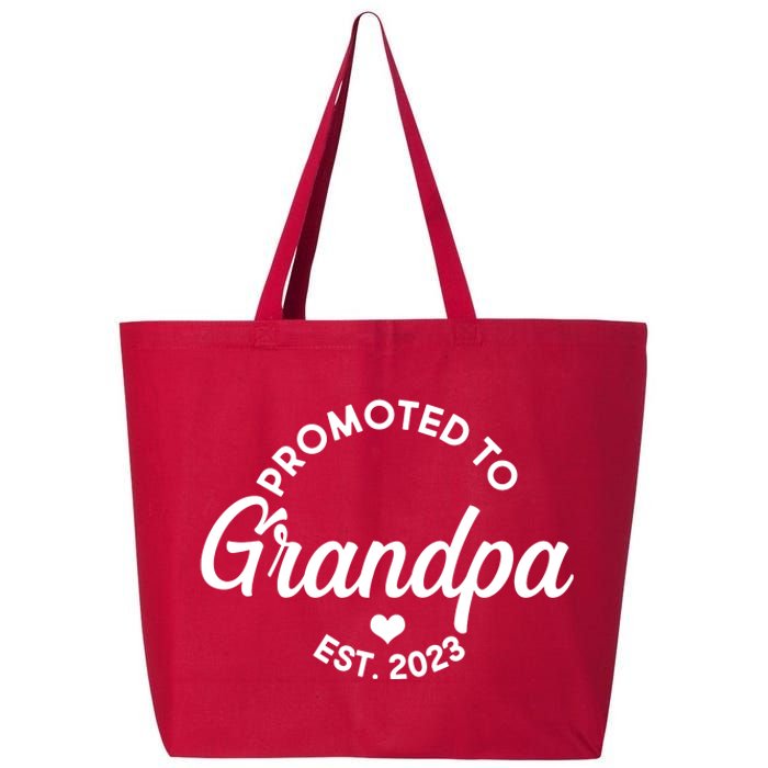 Promoted To Grandpa Est 2024 25L Jumbo Tote