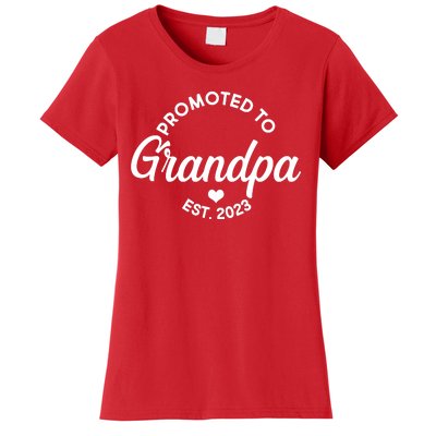 Promoted To Grandpa Est 2024 Women's T-Shirt